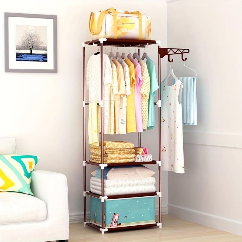 Large Capacity Coat Rack for Household Garments and Shoes