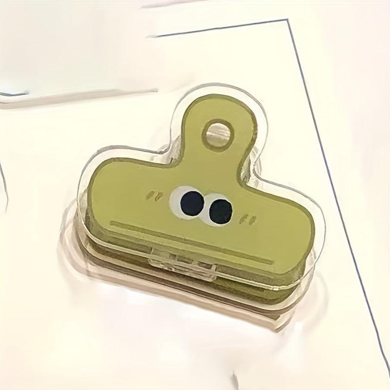 2pcs Cute Cartoon Acrylic Dovetail Clips