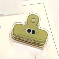 2pcs Cute Cartoon Acrylic Dovetail Clips