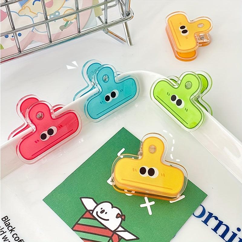 2pcs Cute Cartoon Acrylic Dovetail Clips