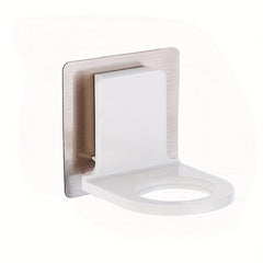 Wall Mounted Punch Shampoo Shower Gel Rack Bathroom Toilet Soap Shelf