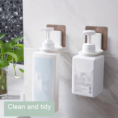 Wall Mounted Punch Shampoo Shower Gel Rack Bathroom Toilet Soap Shelf
