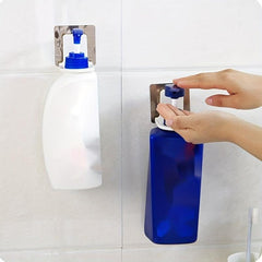 Wall Mounted Punch Shampoo Shower Gel Rack Bathroom Toilet Soap Shelf