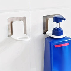 Wall Mounted Punch Shampoo Shower Gel Rack Bathroom Toilet Soap Shelf