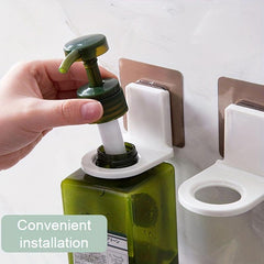 Wall Mounted Punch Shampoo Shower Gel Rack Bathroom Toilet Soap Shelf