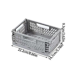 Plastic Toy Storage Basket Folding Organizer Container for Sundries