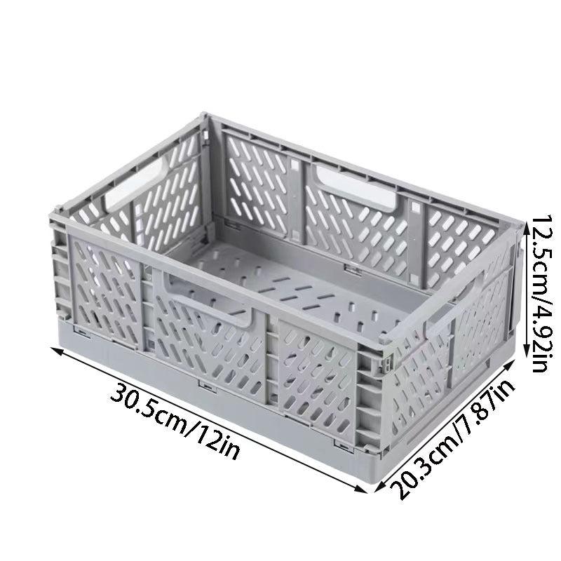 Plastic Toy Storage Basket Folding Organizer Container for Sundries