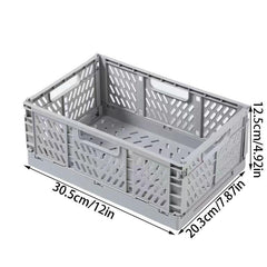 Plastic Toy Storage Basket Folding Organizer Container for Sundries