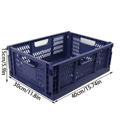 Plastic Toy Storage Basket Folding Organizer Container for Sundries