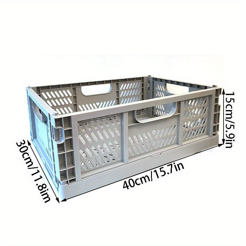 Plastic Toy Storage Basket Folding Organizer Container for Sundries