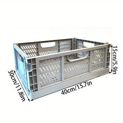 Plastic Toy Storage Basket Folding Organizer Container for Sundries