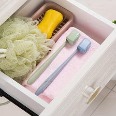 4pcs Travel Toothbrush Protectors Wheat Straw Case for Hiking Camping