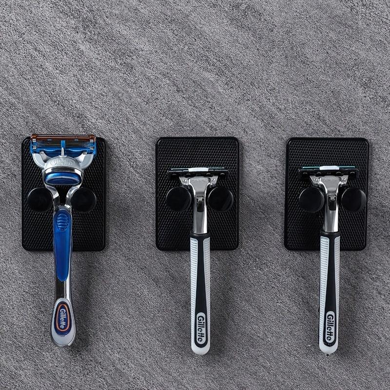 Punch Shaving Razor Holder Wall Shelf Bathroom Rack