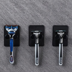 Punch Shaving Razor Holder Wall Shelf Bathroom Rack