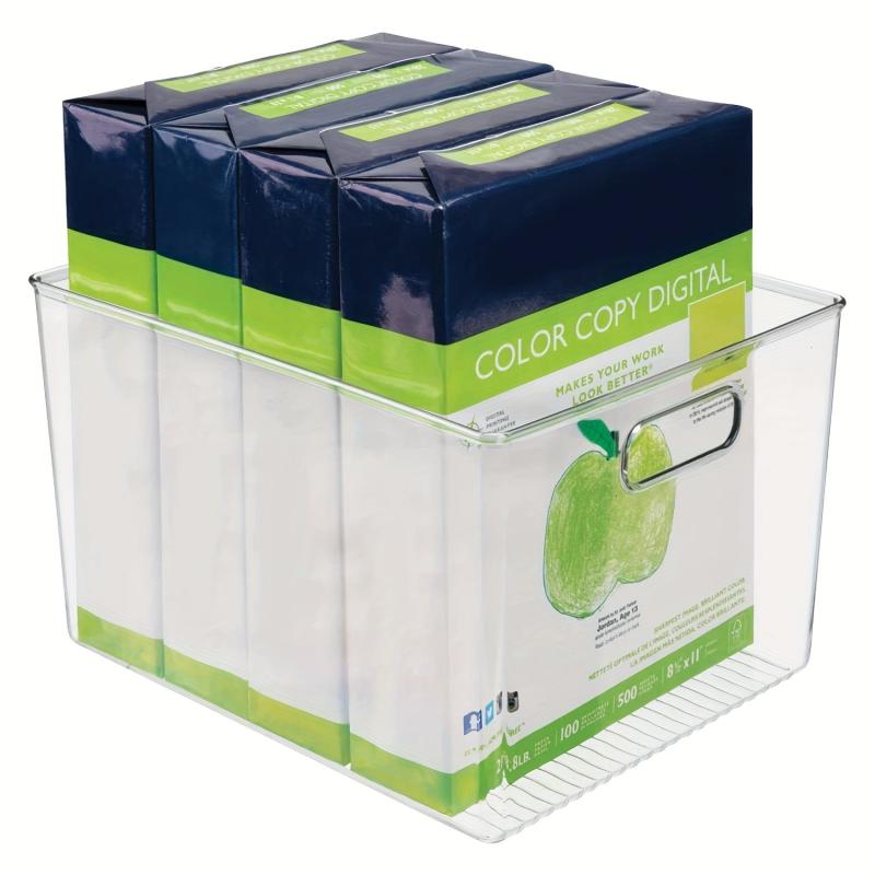 Efficient Plastic Storage Bin for Kitchen Organization