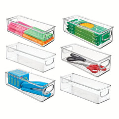 Efficient Plastic Storage Bin for Kitchen Organization