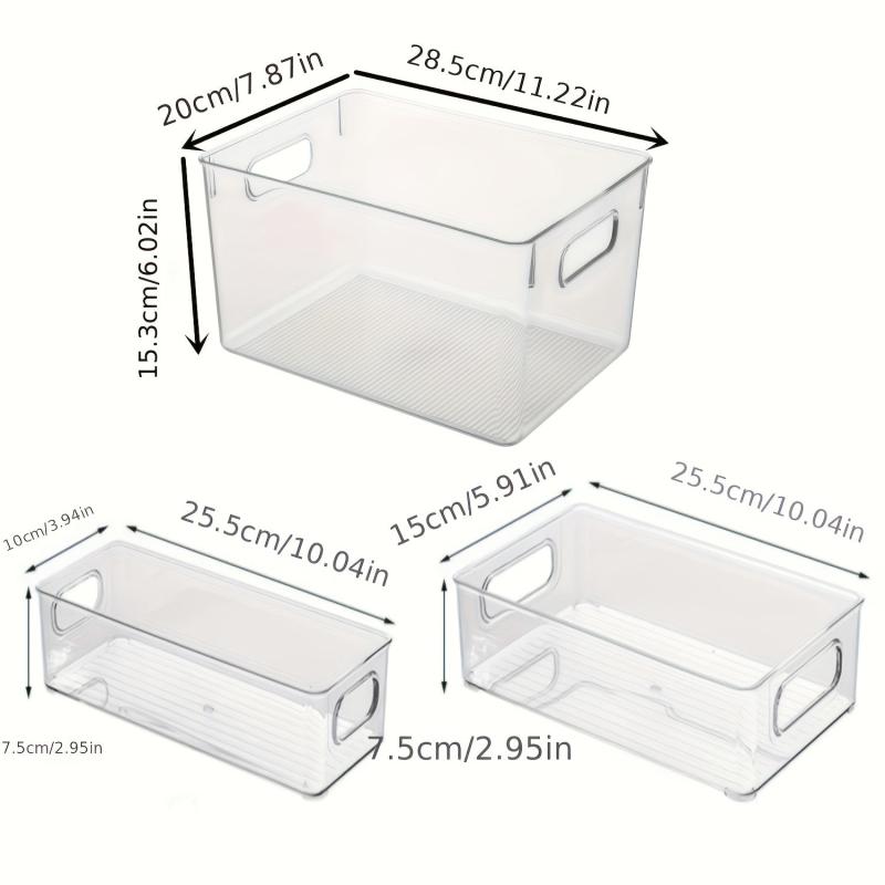 Efficient Plastic Storage Bin for Kitchen Organization