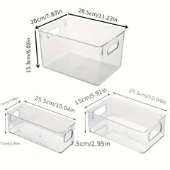 Efficient Plastic Storage Bin for Kitchen Organization