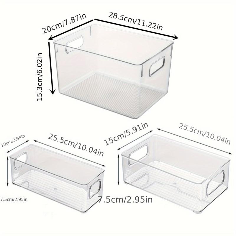 Efficient Plastic Storage Bin for Kitchen Organization