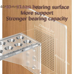 4pcs Adhesive Fixed Shelf Support Pegs Clips for Cabinets and Shelves