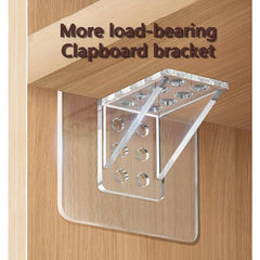 4pcs Adhesive Fixed Shelf Support Pegs Clips for Cabinets and Shelves
