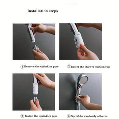 Silicone Suction Cup Shower Head Holder - Easy Installation