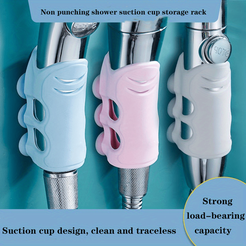 Silicone Suction Cup Shower Head Holder - Easy Installation