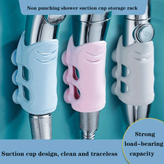 Silicone Suction Cup Shower Head Holder - Easy Installation