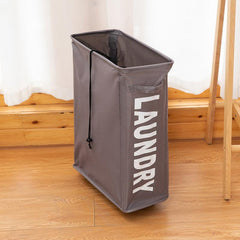 Foldable Rolling Laundry Basket Stand Sorter Organizer Wheels Tall and Thin