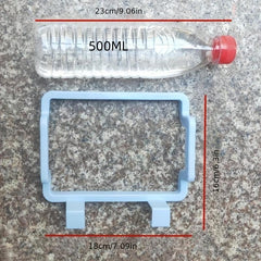 Kitchen Cabinet Door Trash Rack 18.54cm x 13.97cm Plastic Bag Rack