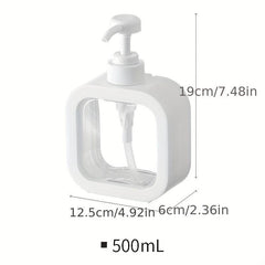 Transparent Hand Sanitizer Dispensing Bottle - Bathroom Accessory
