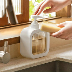 Transparent Hand Sanitizer Dispensing Bottle - Bathroom Accessory
