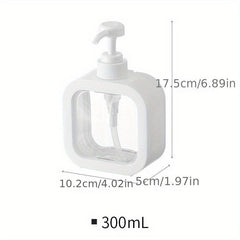 Transparent Hand Sanitizer Dispensing Bottle - Bathroom Accessory