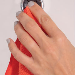 2pcs Adhesive Kitchen Towel Holder Circular Rack Wall Mounted Hand Towel Hook
