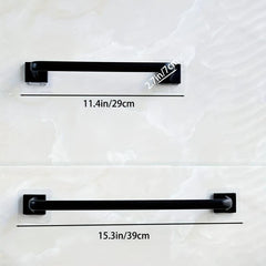 Wall Mounted Towel Bar Bathroom Organization Rack