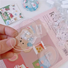 6pcs Plastic Chest Tag Clips for Food Bag Sealing