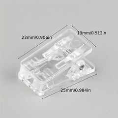 6pcs Plastic Chest Tag Clips for Food Bag Sealing