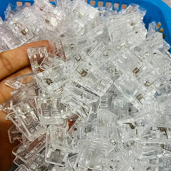 6pcs Plastic Chest Tag Clips for Food Bag Sealing