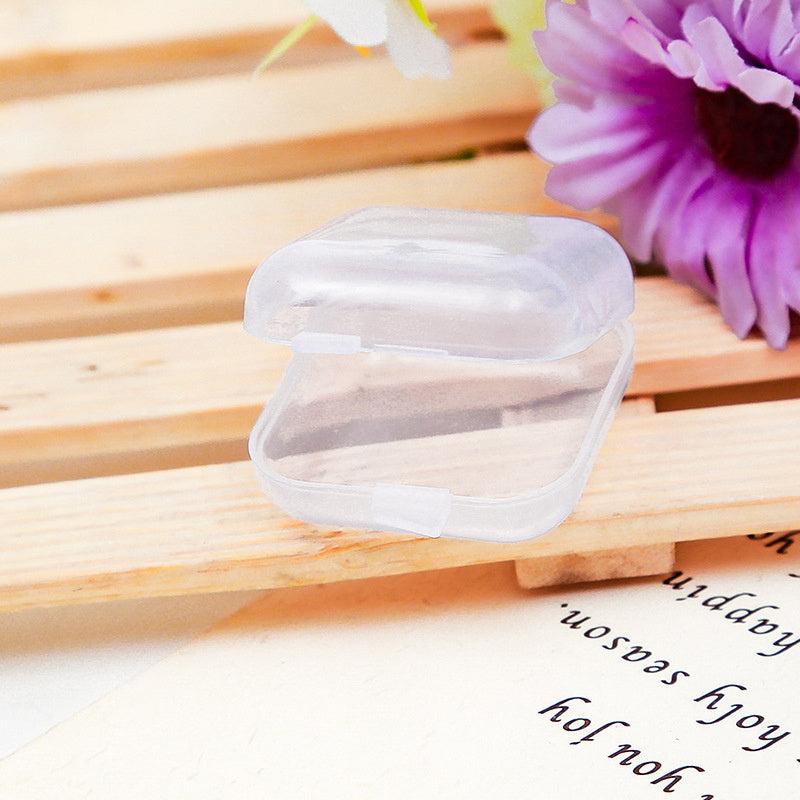 10pcs Mini Portable Storage Case Plastic Transparent Pill Box