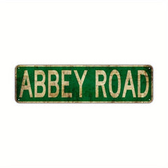 Retro Metal Tin Signs Rustic Street Road Signs Amusement Park Scenic
