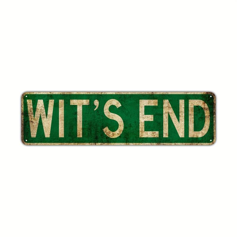 Retro Metal Tin Signs Rustic Street Road Signs Amusement Park Scenic