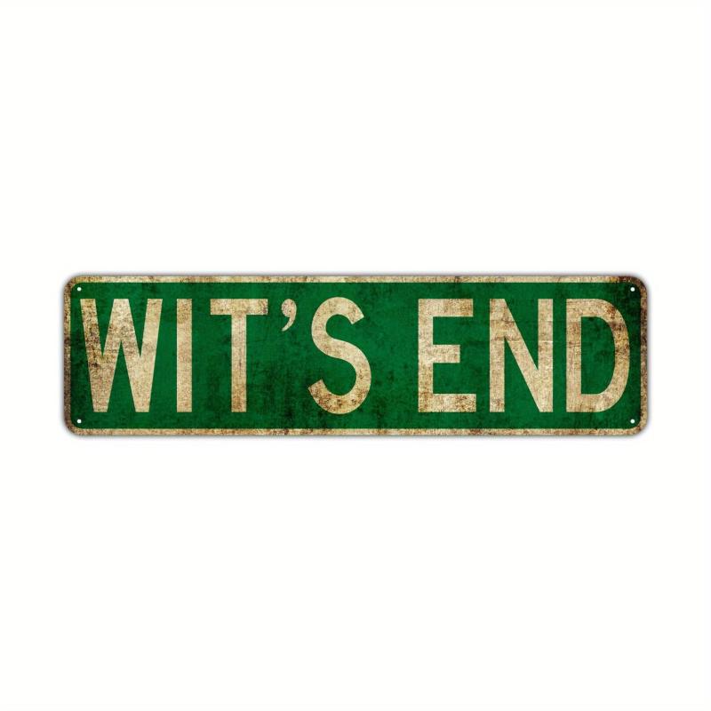 Retro Metal Tin Signs Rustic Street Road Signs Amusement Park Scenic