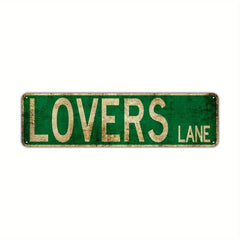 Retro Metal Tin Signs Rustic Street Road Signs Amusement Park Scenic