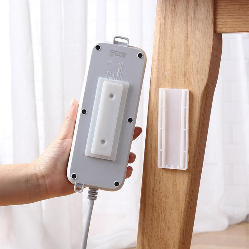 3pcs Adhesive Cable Dragging Board Hook Wall Socket Fixer