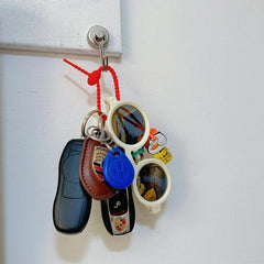 5pcs Silicone Straps for Cables & Keychains - Organize Your Gadgets