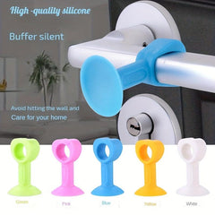 Silicone Door Stoppers Suction Cup Type Wall Protector