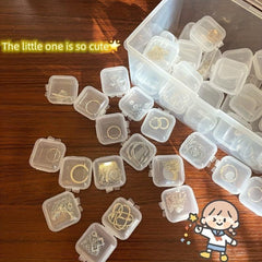 Transparent Plastic Small Jewelry Box Earplugs Fishhook Storage Pill Organizer