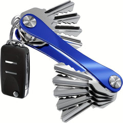 Stylish Metal Key Holder Keychain for Organized Keys in Home or Office
