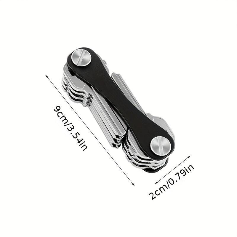 Stylish Metal Key Holder Keychain for Organized Keys in Home or Office