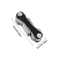 Stylish Metal Key Holder Keychain for Organized Keys in Home or Office